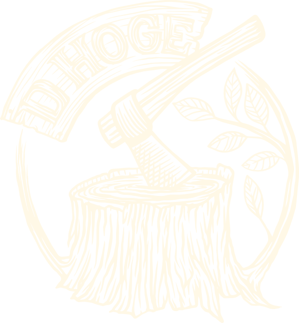 D Hoge Frameworks stump and axe logo