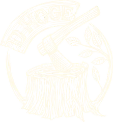 D Hoge Frameworks stump and axe logo